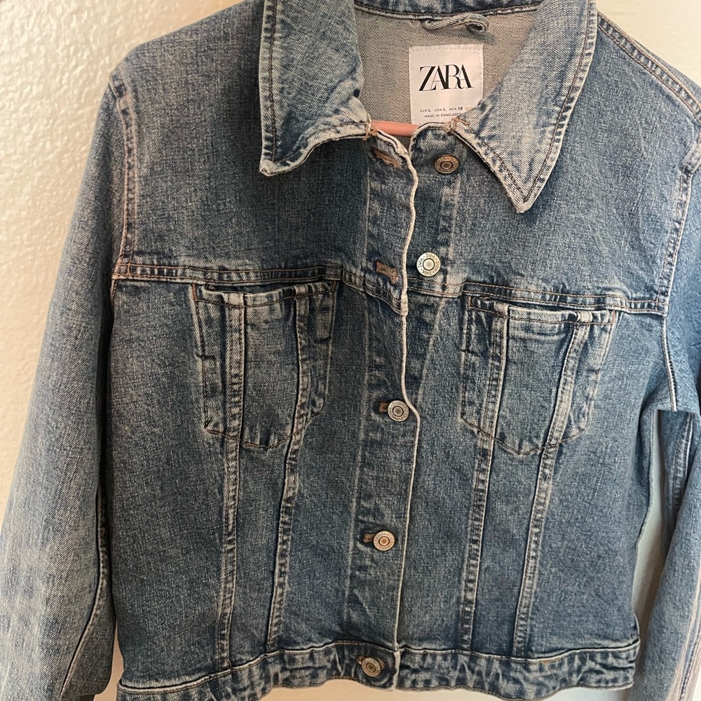 Zara Blue Denim Jacket